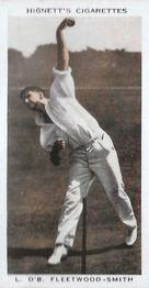 1938 Hignett Tobacco Prominent Cricketers #42 Chuck Fleetwood-Smith Front