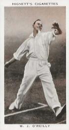 1938 Hignett Tobacco Prominent Cricketers #46 Bill O'Reilly Front