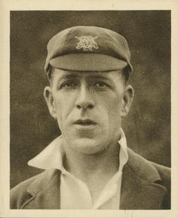 1925 R & J Hill Sunrise Famous Cricketers Including the S.Africa Test Team (Large) #44 Garnet Lee Front