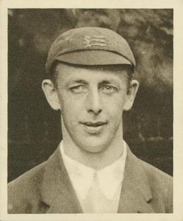 1925 R & J Hill Sunrise Famous Cricketers Including the S.Africa Test Team (Large) #45 Hugh Dales Front