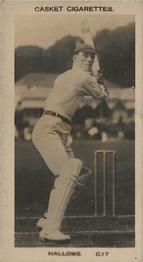 1922 J.A. Pattreiouex Cricketers #C17 Charlie Hallows Front