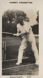 1922 J.A. Pattreiouex Cricketers #C18 Harry Makepeace Front