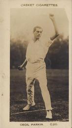 1922 J.A. Pattreiouex Cricketers #C20 Cecil Parkin Front