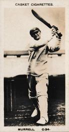 1922 J.A. Pattreiouex Cricketers #C34 Harry Murrell Front