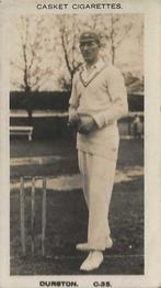1922 J.A. Pattreiouex Cricketers #C35 Frederick Durston Front