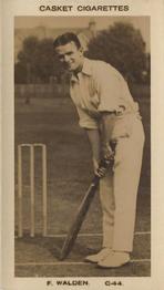 1922 J.A. Pattreiouex Cricketers #C44 Fanny Walden Front