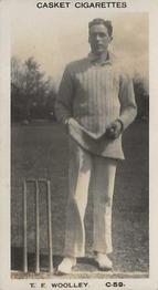 1922 J.A. Pattreiouex Cricketers #C59 Frank Woolley Front