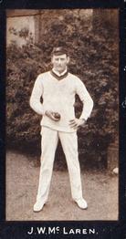 1912 F & J Smith Series 2 Cricketers #55 John McLaren Front