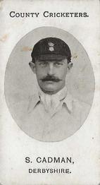 1908 Taddy & Co. County Cricketers Derbyshire #NNO Samuel Cadman Front
