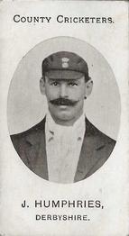 1908 Taddy & Co. County Cricketers Derbyshire #NNO Joseph Humphries Front