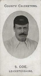 1908 Taddy & Co. County Cricketers Leicestershire #NNO Samuel Coe Front