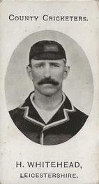 1908 Taddy & Co. County Cricketers Leicestershire #NNO Harry Whitehead Front
