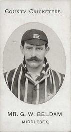 1908 Taddy & Co. County Cricketers Middlesex #NNO George Beldam Front