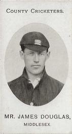 1908 Taddy & Co. County Cricketers Middlesex #NNO James Douglas Front
