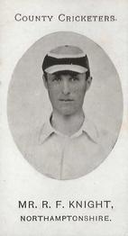 1908 Taddy & Co. County Cricketers Northamptonshire #NNO Robert Knight Front
