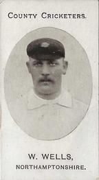 1908 Taddy & Co. County Cricketers Northamptonshire #NNO William Wells Front