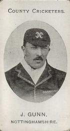 1908 Taddy & Co. County Cricketers Nottinghamshire #NNO John Gunn Front