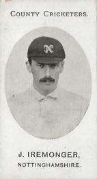 1908 Taddy & Co. County Cricketers Nottinghamshire #NNO James Iremonger Front