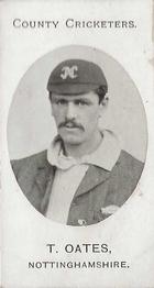 1908 Taddy & Co. County Cricketers Nottinghamshire #NNO Thomas Oates Front