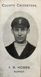 1908 Taddy & Co. County Cricketers Surrey #NNO Jack Hobbs Front