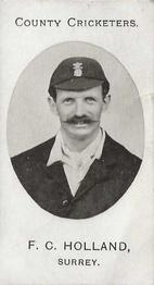 1908 Taddy & Co. County Cricketers Surrey #NNO Fred Holland Front