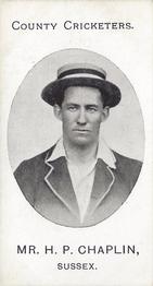 1908 Taddy & Co. County Cricketers Sussex #NNO Herbert Chaplin Front