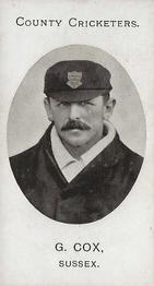 1908 Taddy & Co. County Cricketers Sussex #NNO George Cox Front
