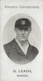 1908 Taddy & Co. County Cricketers Sussex #NNO George Leach Front