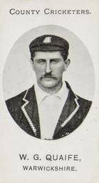 1908 Taddy & Co. County Cricketers Warwickshire #NNO William Quaife Front