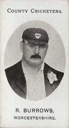 1908 Taddy & Co. County Cricketers Worcestershire #NNO Robert Burrows Front