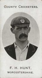 1908 Taddy & Co. County Cricketers Worcestershire #NNO Frederick Hunt Front