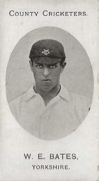 1908 Taddy & Co. County Cricketers Yorkshire #NNO William Bates Front