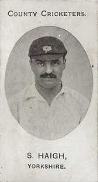 1908 Taddy & Co. County Cricketers Yorkshire #NNO Schofield Haigh Front