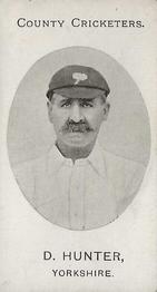 1908 Taddy & Co. County Cricketers Yorkshire #NNO David Hunter Front