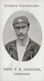1908 Taddy & Co. County Cricketers Yorkshire #NNO Stanley Jackson Front