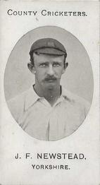 1908 Taddy & Co. County Cricketers Yorkshire #NNO John Newstead Front
