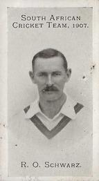 1907 Taddy & Co. South African Cricket Team #NNO Reg Schwarz Front