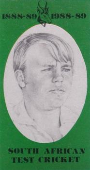 1990 John M. Brindley South African Test Cricket #2 Mike Procter Front