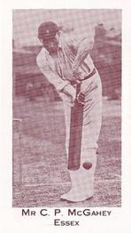 1991 County Print Services England Cricket Team 1901-02 #5 Charles McGahey Front