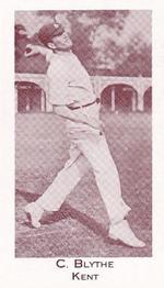 1991 County Print Services England Cricket Team 1901-02 #8 Colin Blythe Front