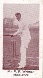 1991 County Print Services England Cricket Team 1903-04 #1 Pelham Warner Front