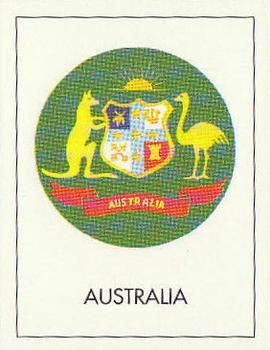 1992 County Print Services Famous Cricket Crests #3 Australia Front