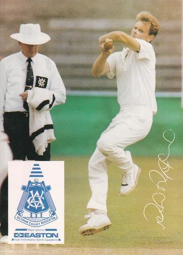 1991-92 Easton Sports Victorian Cricketers Series 1 #NNO Paul Reiffel Front