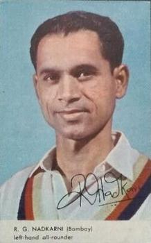 1964 Esso Petroleum Cricket Stars #NNO Bapu Nadkarni Front