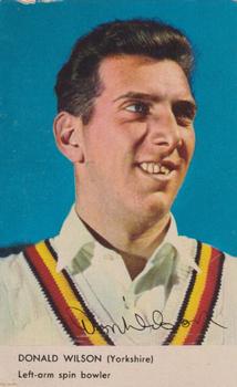 1964 Esso Petroleum Cricket Stars #NNO Don Wilson Front