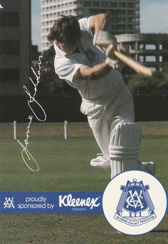 1989-90 Kleenex Tissues Victorian Sheffield Shield Team #NNO Jamie Siddons Front