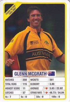 2022 Aamango ODI Cricket Legends Trump Cards #NNO Glenn McGrath Front
