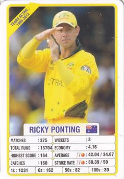 2022 Aamango ODI Cricket Legends Trump Cards #NNO Ricky Ponting Front