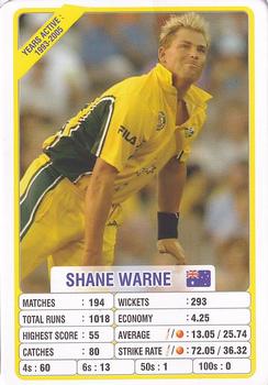 2022 Aamango ODI Cricket Legends Trump Cards #NNO Shane Warne Front