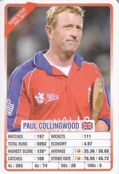 2022 Aamango ODI Cricket Legends Trump Cards #NNO Paul Collingwood Front